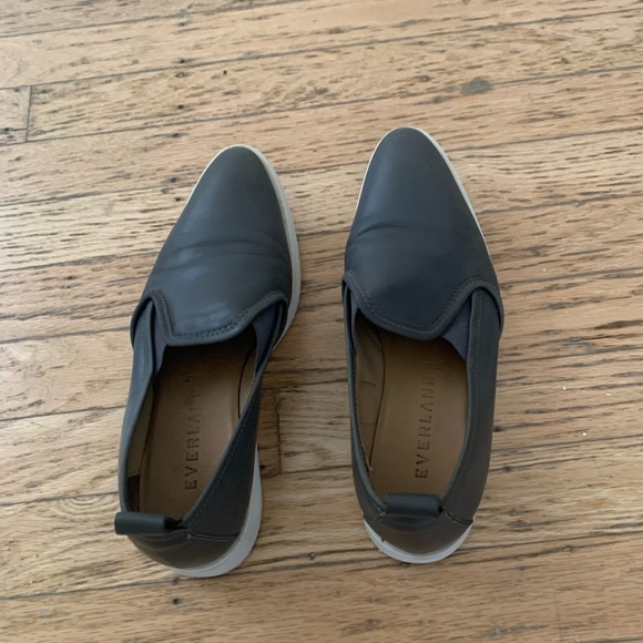 Everlane gray leather women’s size 6.5 The Street Shoe - Picture 9 of 13